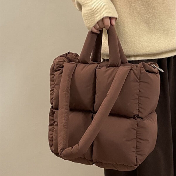 Handheld Niche Linggetote Bag Soft Down - Image 3