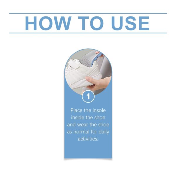 Plantar Pressure Insoles, Durable And Breathable, Foot Care Massage, Relieve Discomfort - Image 2