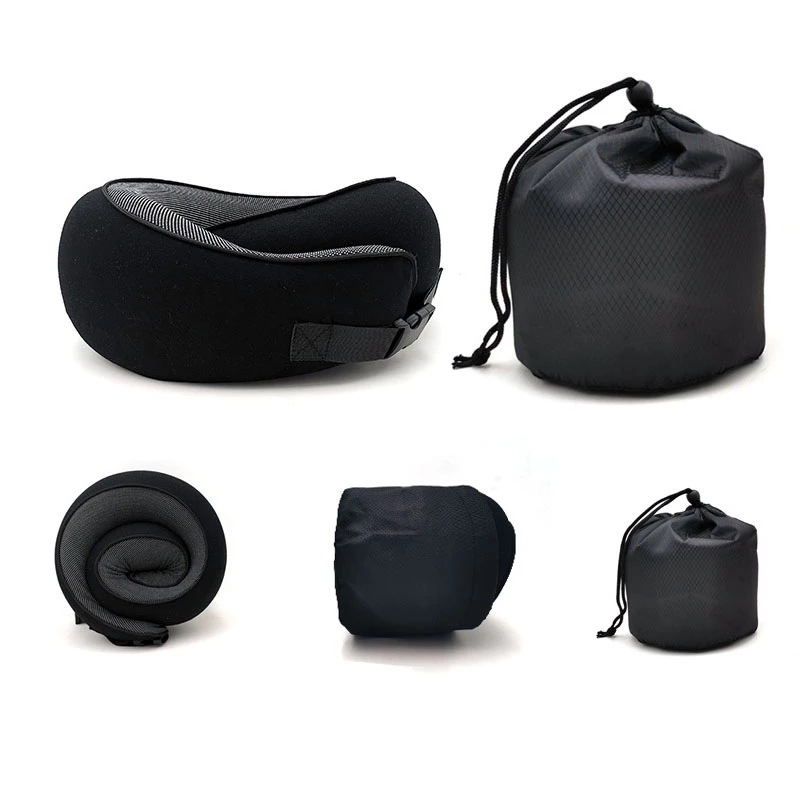 Travel Neck Pillow Non-Deformed Airplane Pillow Travel Neck Cushion Durable U-Shaped Travel Memory Cotton Nap Neck Pillow - Image 17