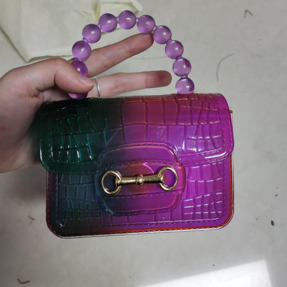 Pearl Handheld Transparent Jelly Bag - Image 26