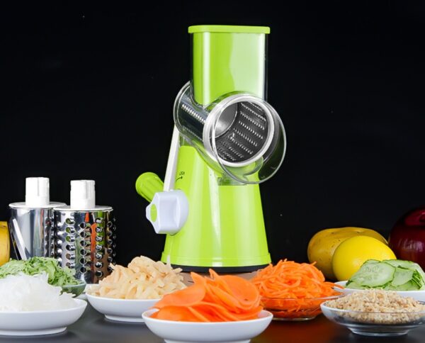 Manual Kitchen Accessories Multifunctional Round Mandoline Potato Slicer Vegetable Cutter Slicer Cheese Kitchen Gadgets - Image 16