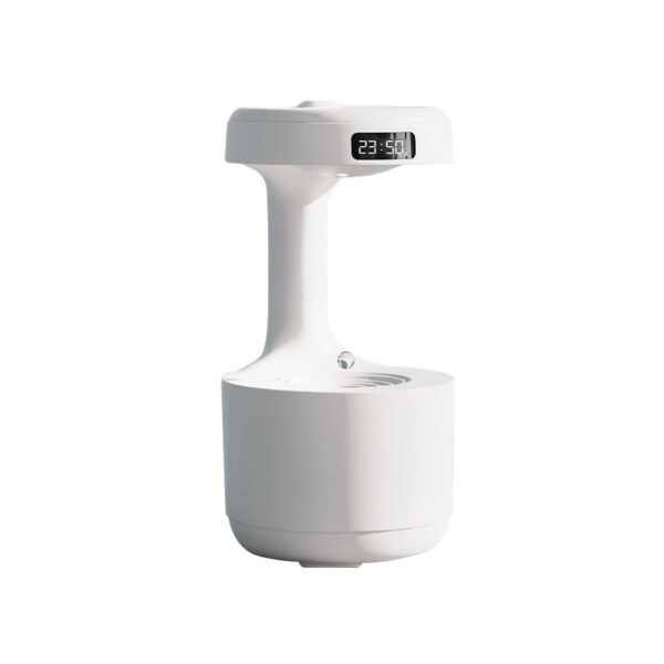 Bedroom Anti-Gravity Humidifier With Clock Water Drop Backflow Aroma Diffuser Large Capacity Office Bedroom Mute Heavy Fog Household Sprayer - Image 11