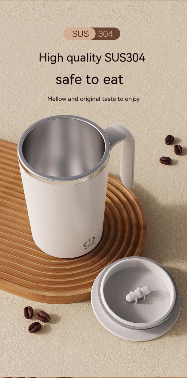 Kitchen Electric Mixing Cup Stirring Coffee Cup Automatic Mixing Mugs Cup Lazy Rotating Magnetic Water Cup - Image 20