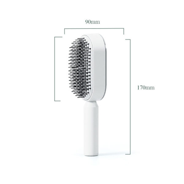 Women Fashion 3D Hair Growth Comb Hairbrush Self-Cleaning Hair Brush  Self Cleaning Hair Brush For Women Massage Scalp Promote Blood Circulation Anti Hair Loss - Image 5