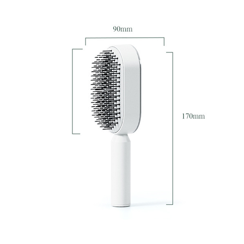 Women Fashion 3D Hair Growth Comb Hairbrush Self-Cleaning Hair Brush  Self Cleaning Hair Brush For Women Massage Scalp Promote Blood Circulation Anti Hair Loss - Image 5