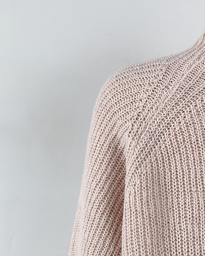 Solid Turtleneck Long Sweater Winter Warm Women Sweater Dress - Image 30
