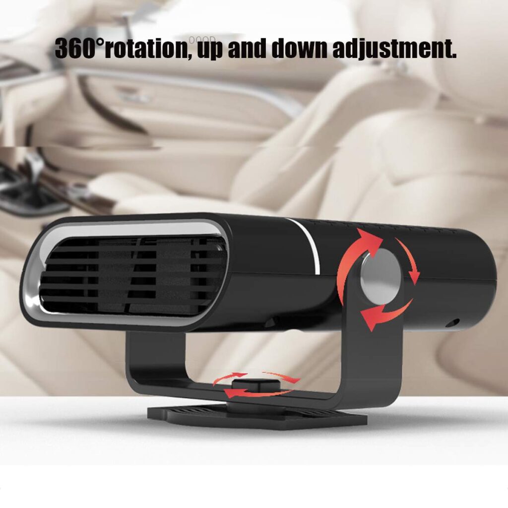 3 In 1 Car Heater Defogger Plug In Cigarette Lighter Mini Car Heater Defroster ABS Car Heaters Fan Defogger Anti-Fog