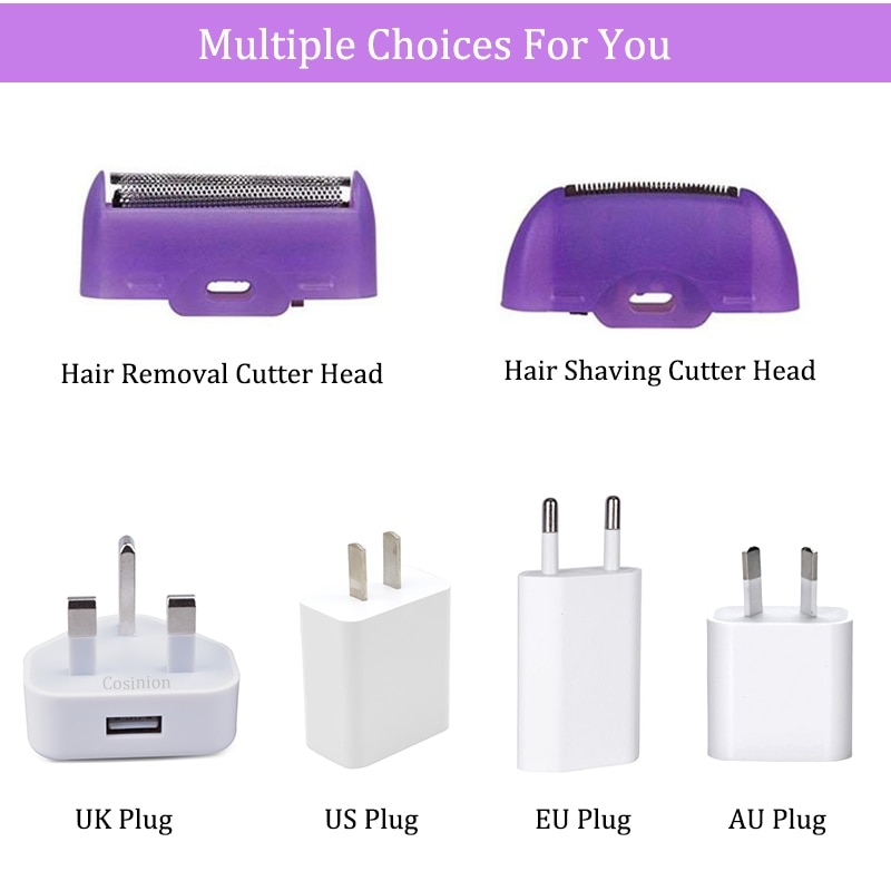 Induction Type Lady Hair Removal Device Epilator Laser Hair Removal Shaver