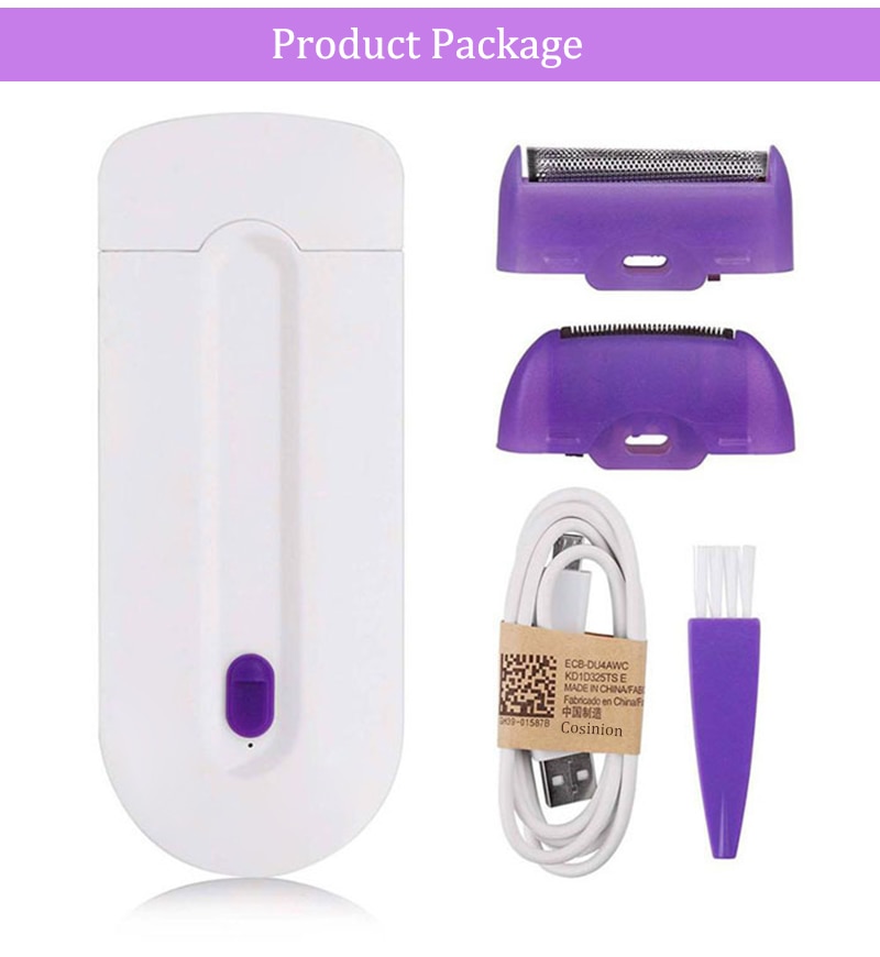 Induction Type Lady Hair Removal Device Epilator Laser Hair Removal Shaver