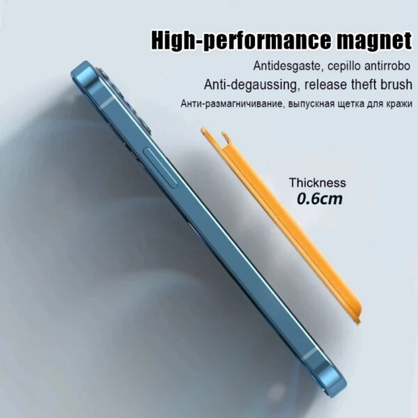 For Magsafe Magnetic Luxury Leather Card Holder Wallet Case For 14 Pro Max 13 12 Phone Bag Adsorption Accessories Cover - Image 11