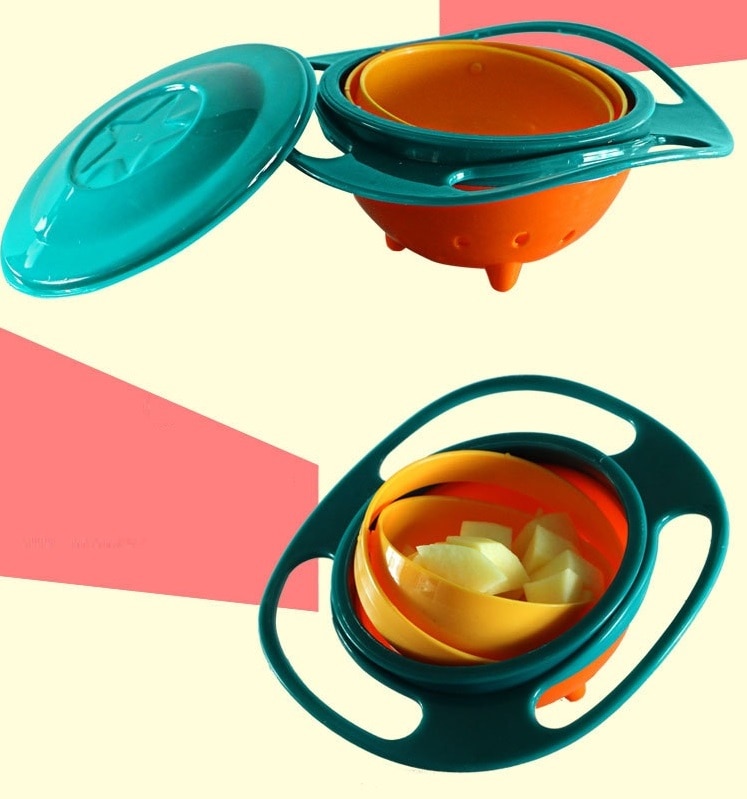 360 Rotate Universal Spill-proof Bowl Dishes - Image 12