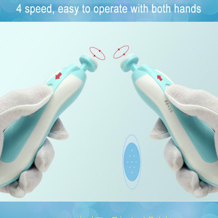 Anti-scratch Multifunctional Baby Electric Nail Polisher - Image 16