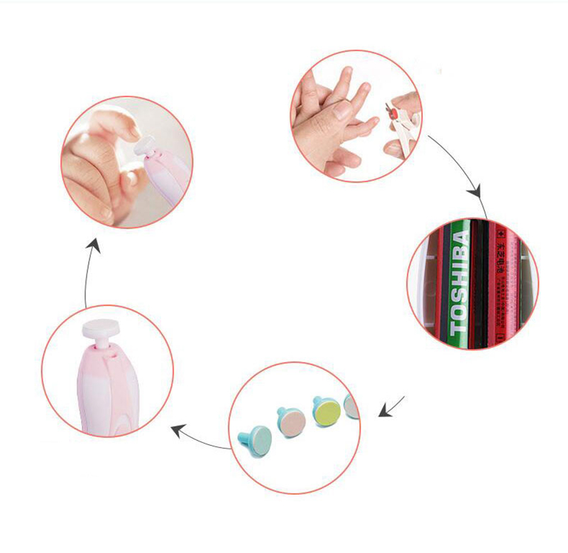 Anti-scratch Multifunctional Baby Electric Nail Polisher - Image 13