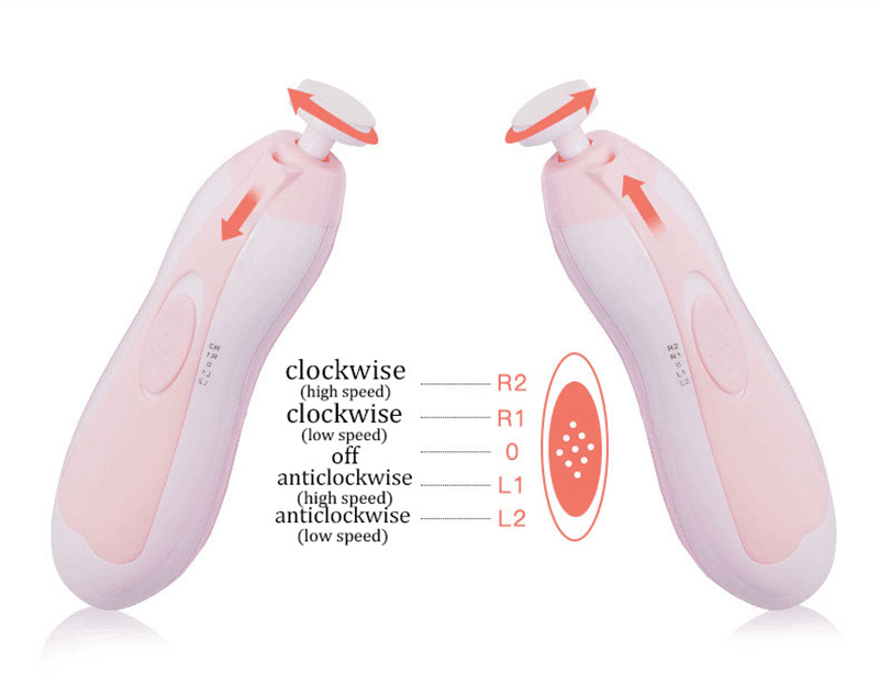 Anti-scratch Multifunctional Baby Electric Nail Polisher - Image 11