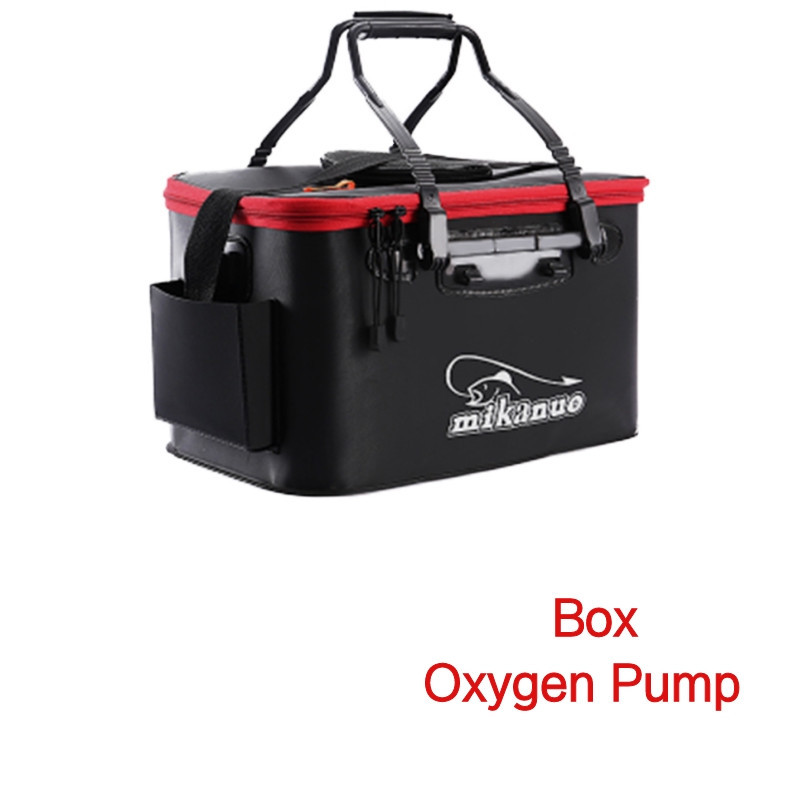 EVA Portable Fishing Bag Folding Thicken Live Fishing Box Tank Bucket Camping Fishing Tackle Fishbox Storage Bag - Image 4