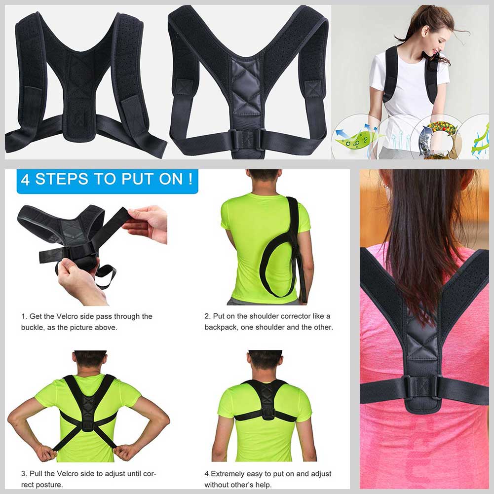 Adjustable Posture Corrector Back Support Strap Brace Shoulder Spine Support Lumbar Posture Orthopedic Belt - Image 16