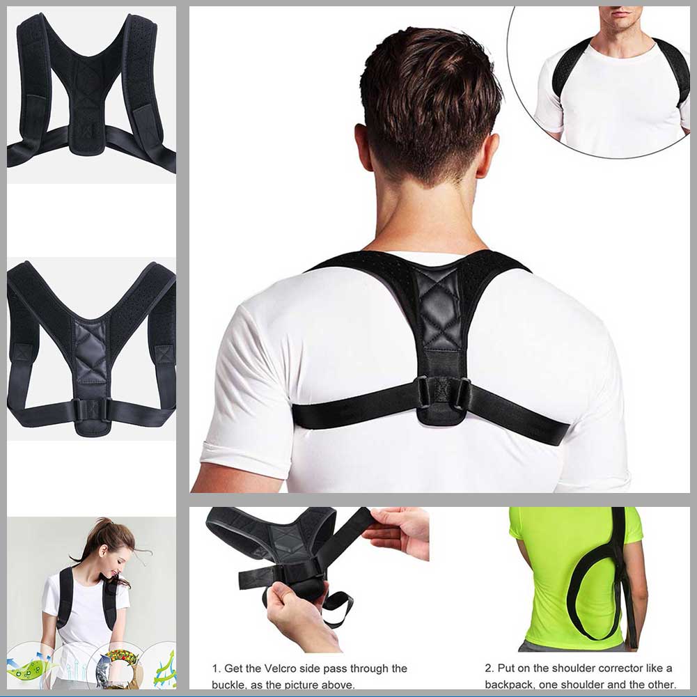 Adjustable Posture Corrector Back Support Strap Brace Shoulder Spine Support Lumbar Posture Orthopedic Belt - Image 14