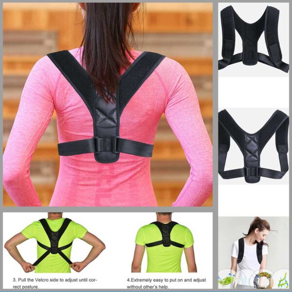 Adjustable Posture Corrector Back Support Strap Brace Shoulder Spine Support Lumbar Posture Orthopedic Belt - Image 13