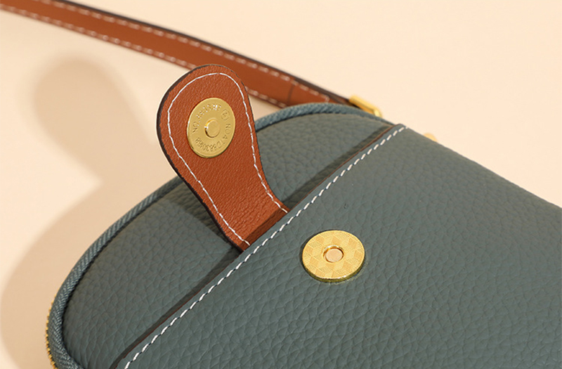 Lychee Pattern Mobile Phone Bag Small High Quality Leather Crossbody Bags For Women Wallet - Image 12