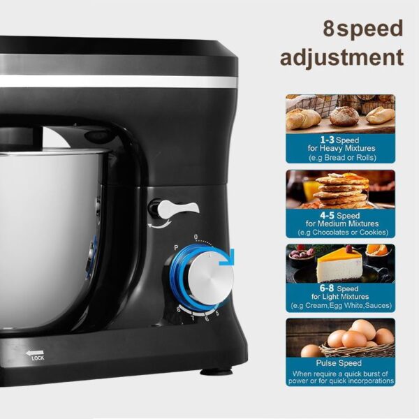 Chef's Cream Blender Stand Mixer Egg Beater - Image 3