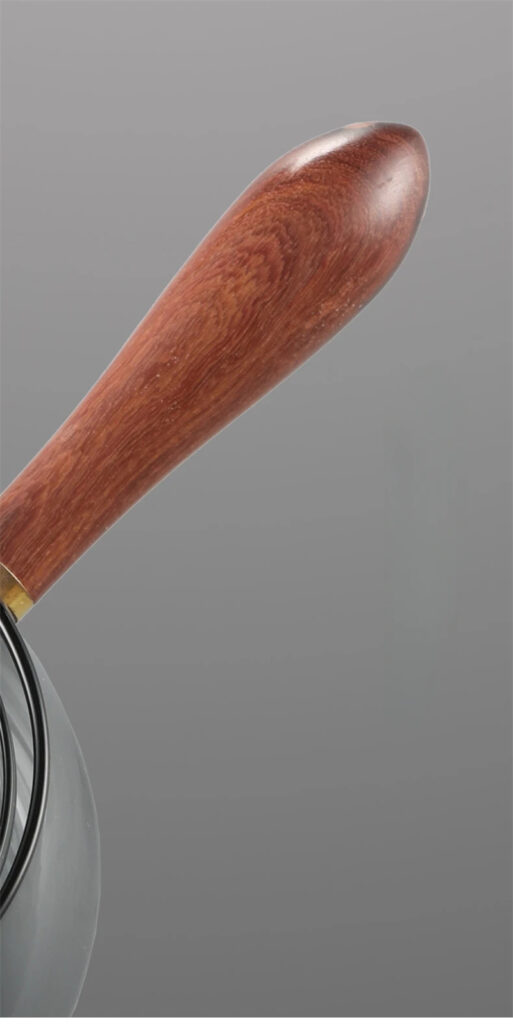 Semi-automatic Rotary Heat-resistant Glass Teapot Lazy Tea Making With Infuser And Wooden Handle Office Home Accessories Kitchen Gadgets