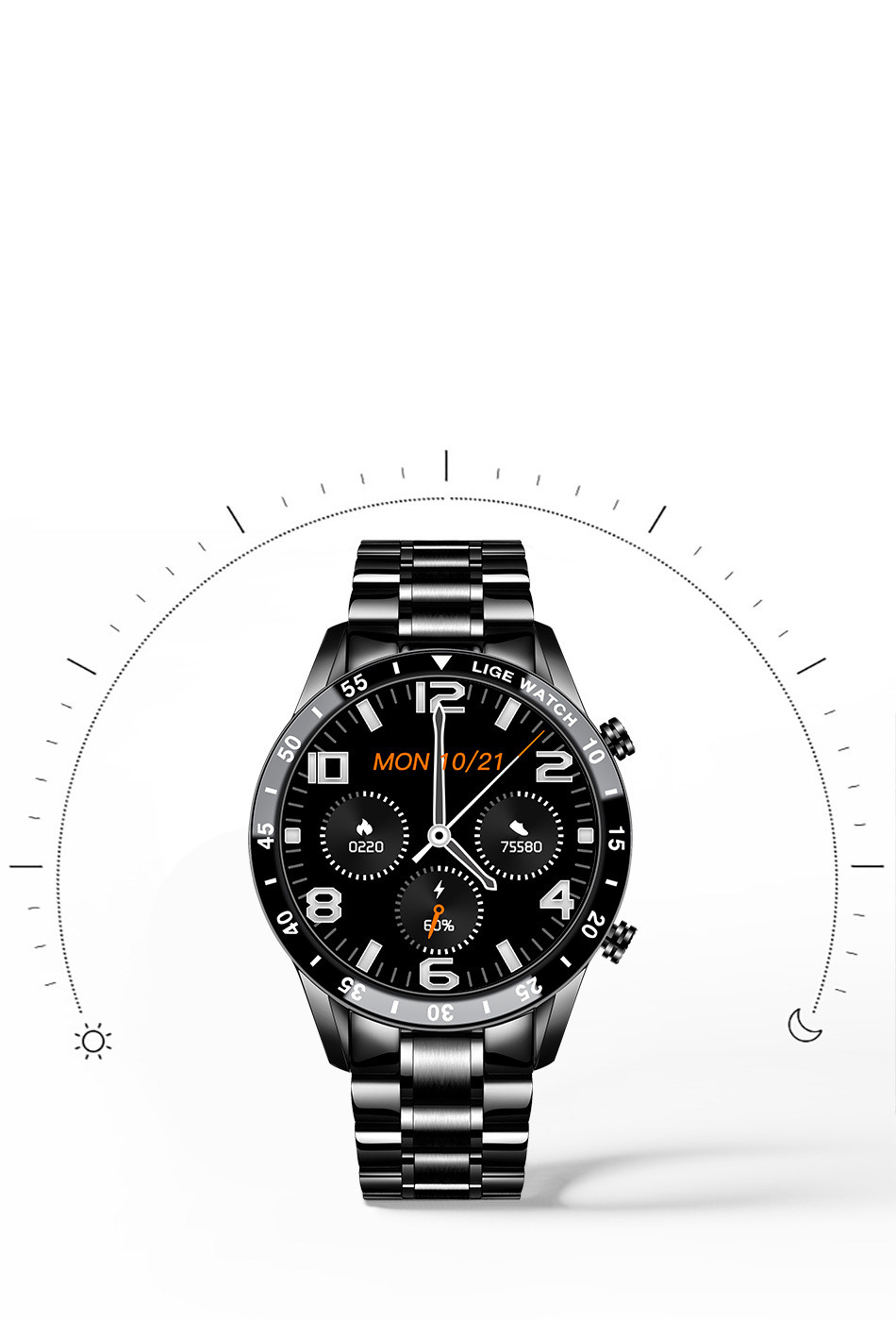 Multifunctional Smart Watch  Bluetooth Call  Pedometer Blood Pressure And Heart Rate Detection Waterproof Watch - Image 14