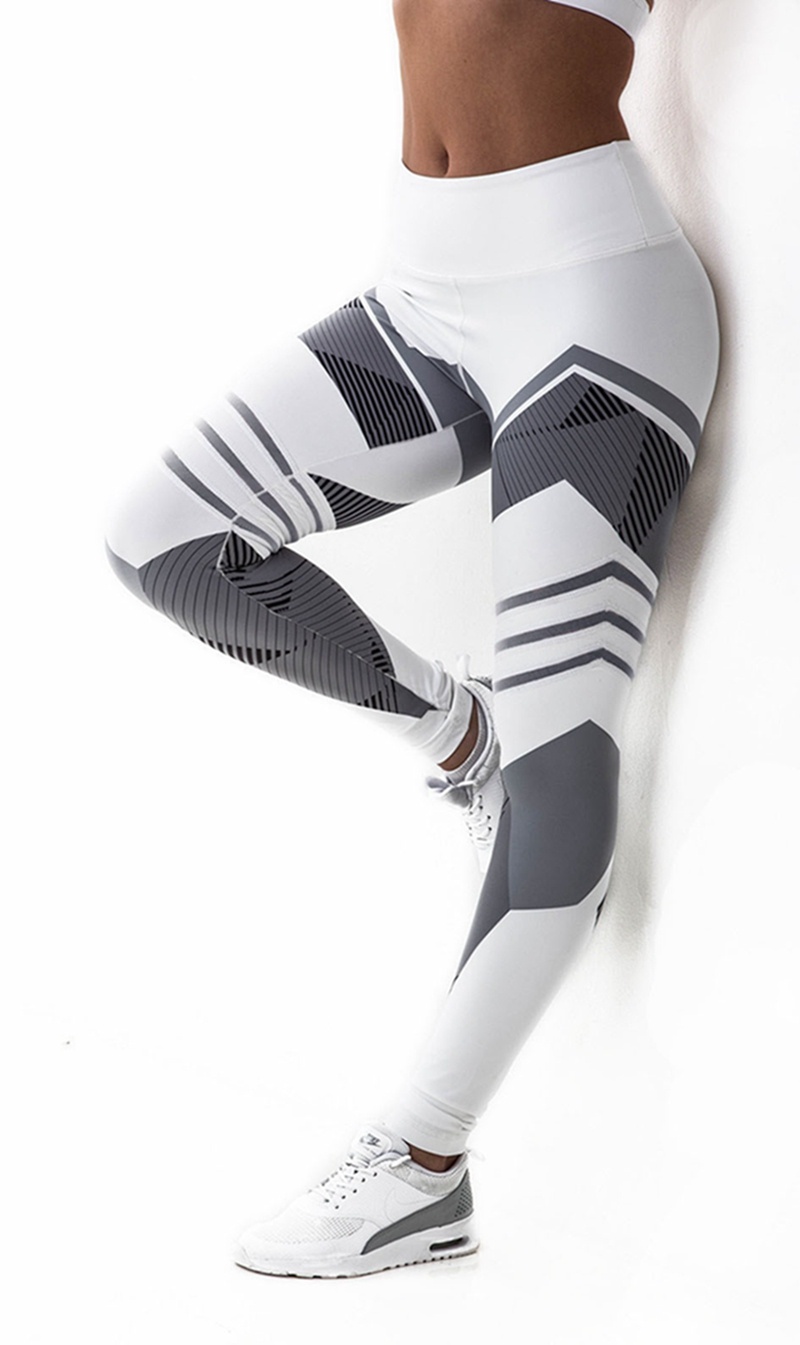 Printed Reflective Sport Yoga Pants Women Fitness Gym Leggings Running Compression Tights Quick Dry Sport Clothes Trousers - Image 23