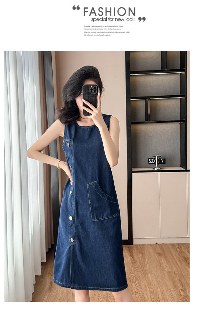 Loose-fitting Straight-cut Dress