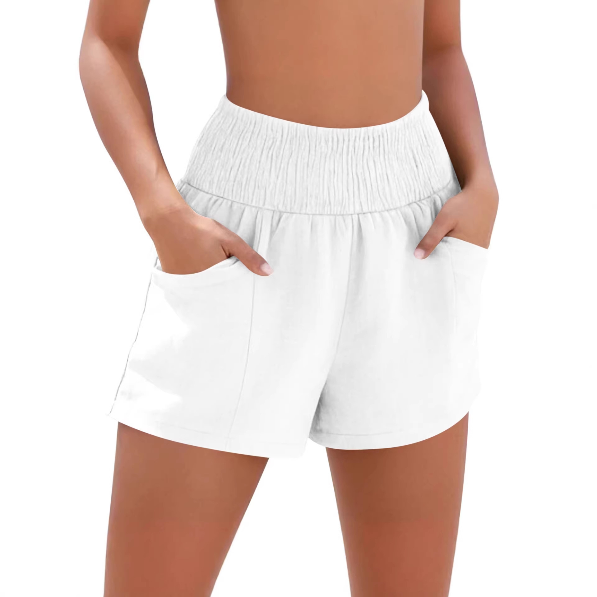 Drawstring Pocket Loose Casual Women