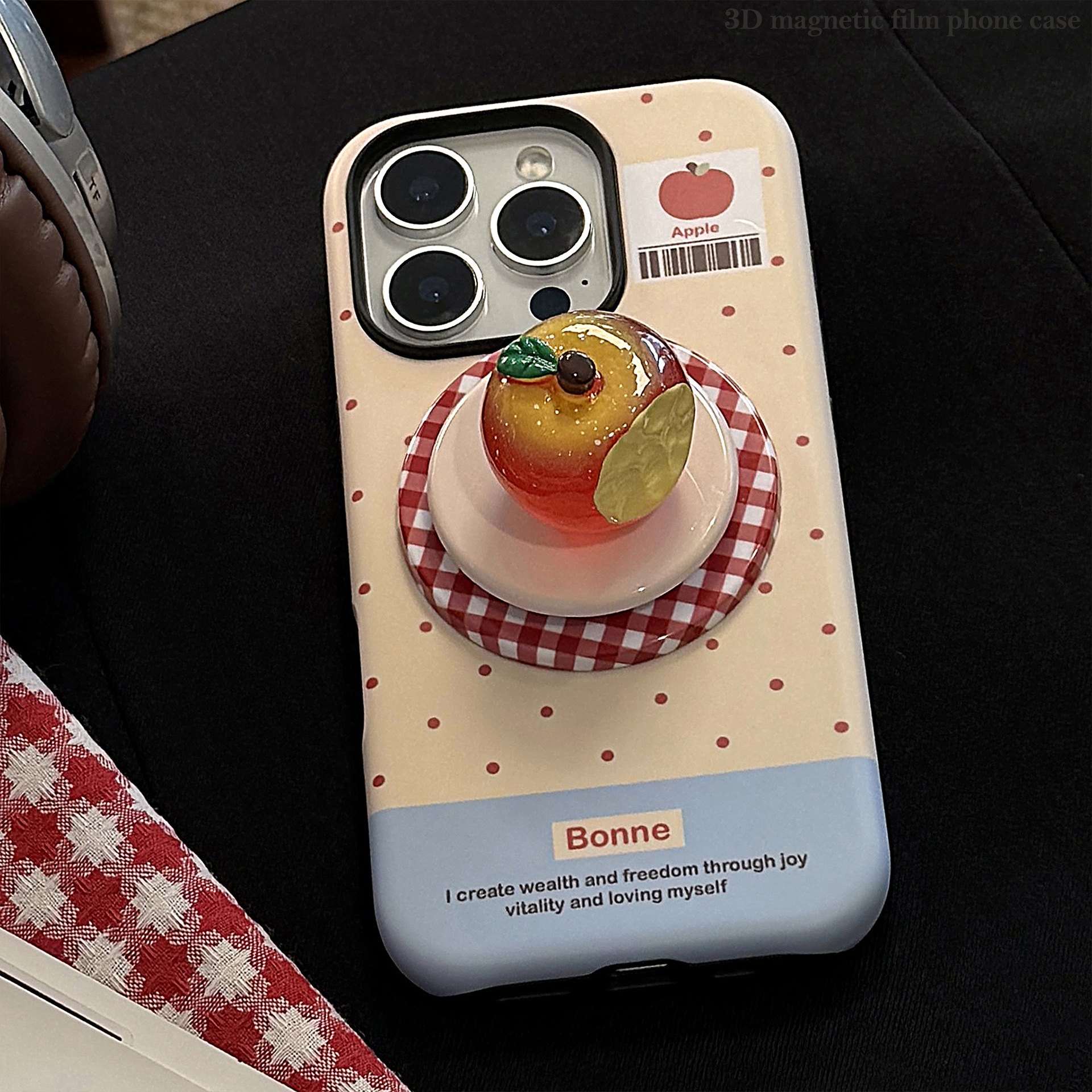 3D Luminous Magnetic Suction Stand Phone Case - Image 4