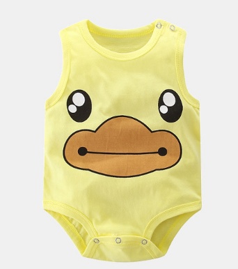 Sleeveless Baby rompers clothes newborn baby clothes - Image 3