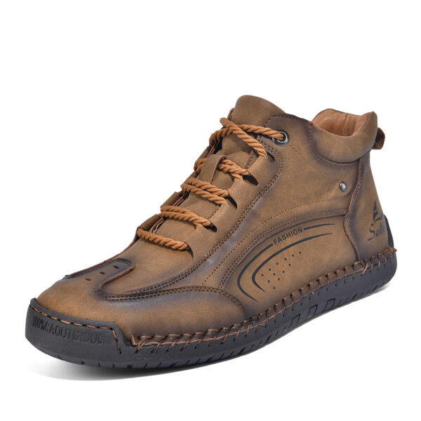 Plus-size Mens Fashion With Hand-stitched Soles - Image 5