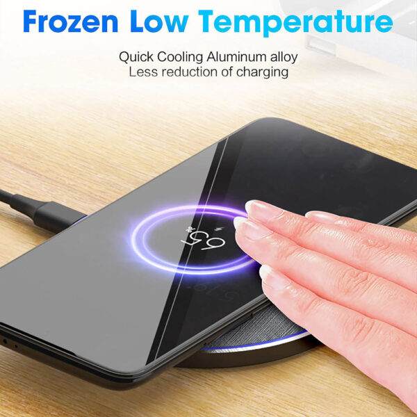 Fabric Disc Wireless Charger 20W Fast Charge - Image 2