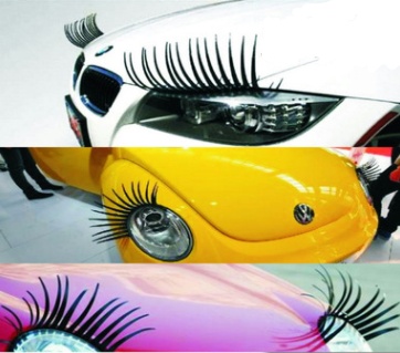 Headlight Eyelash Sticker Car Eyelashes Car False Eyelashes Car Sticker Electric Eye Sticker (2 Pack) - Image 5
