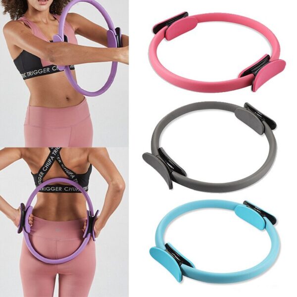 Yoga Fitness Pilates Ring Women Girls Circle Magic Dual Exercise Home Gym Workout Sports Lose Weight Body Resistance - Image 6