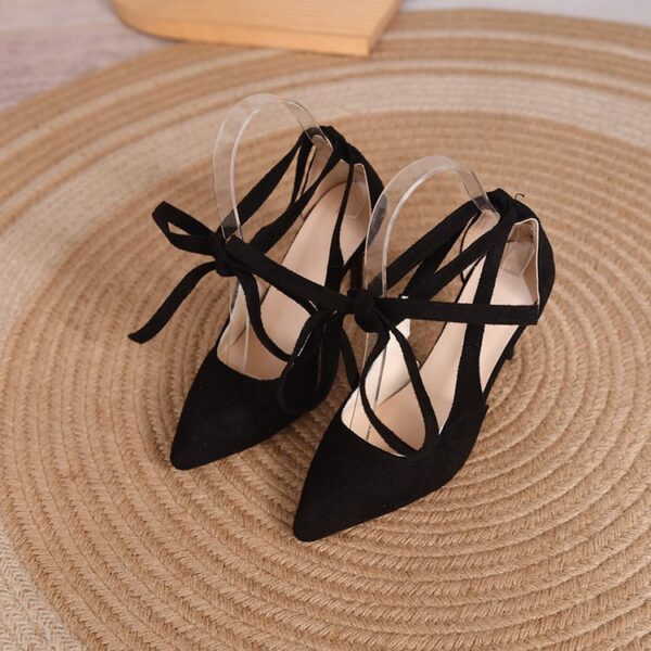 Women's Shoes Fat Toe Head Spring Lace Sheet - Image 12