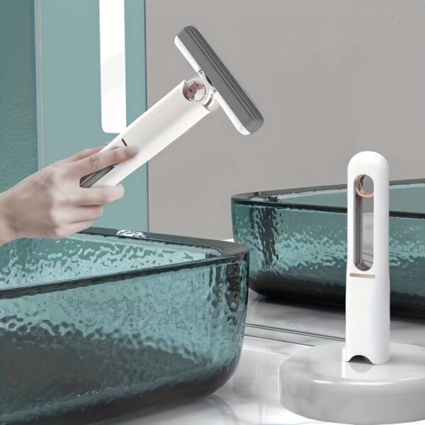 New Portable Self-NSqueeze Mini Mop, Lazy Hand Wash-Free Strong Absorbent Mop Multifunction Portable Squeeze Cleaning Mop Desk Window Glass Cleaner Kitchen Car Sponge Cleaning Mop Home Cleaning Tools - Image 10
