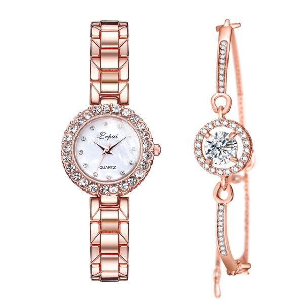 Watches-Set Bangle Clock Bracelet Wrist-Watch Quartz Women Fashion Ladies Brand Luxury - Image 22