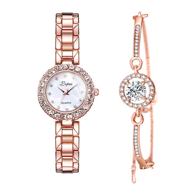 Watches-Set Bangle Clock Bracelet Wrist-Watch Quartz Women Fashion Ladies Brand Luxury - Image 22