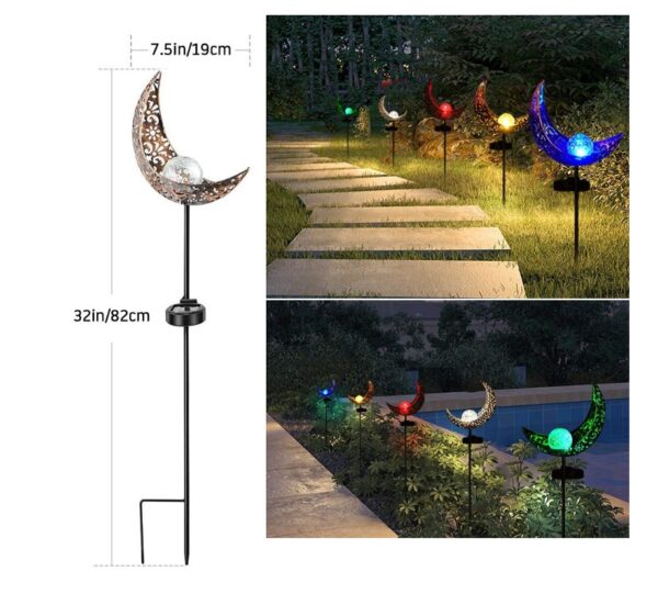 LED Solar Flame Light Metal LED Garden Light Flame Effect Lamp Waterproof Outdoor Lights Landscape Lights Solar Decorative Light - Image 10