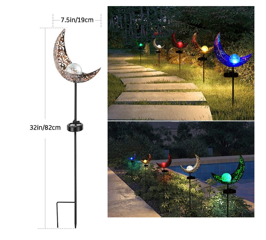 LED Solar Flame Light Metal LED Garden Light Flame Effect Lamp Waterproof Outdoor Lights Landscape Lights Solar Decorative Light - Image 10