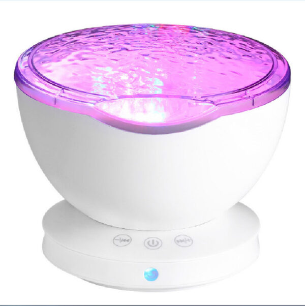 Ocean Wave Projector LED Night Light Remote Control TF Cards Music Player Speaker Aurora Projection - Image 11