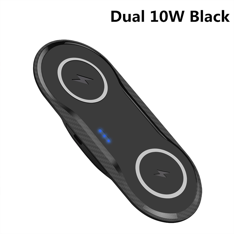 Wireless Charger Dual Mobile Phone Charger - Image 9