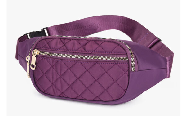 Rhombus Fanny Packs For Women Crossbody Waist Bags For Sports Hiking Cycling Running - Image 20