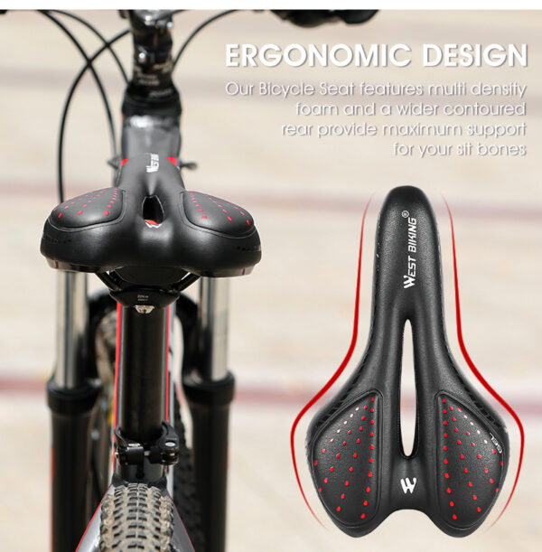 Bike Seat Cushion Silicone Thickened Soft And Comfortable - Image 11