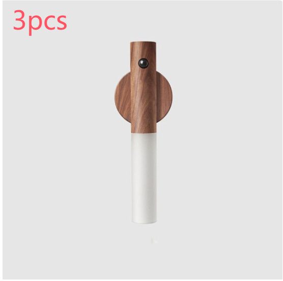 Auto LED USB Magnetic Wood Wireless Night Light Corridors Porch Lights PIR Motion Sensor Wall Light Cabinet Lamp - Image 35