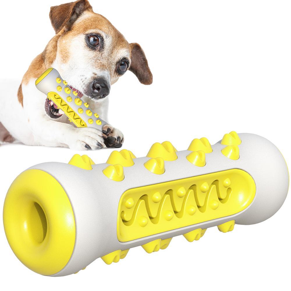Dog Squeaky Toys For Aggressive Chewers, Tough Toothbrush Dog Chew Toy, Nearly Indestructible Rubber Toys For Pet Training, Teeth Cleaning, Playing And Chewing For Medium & Large Breeds - Image 8