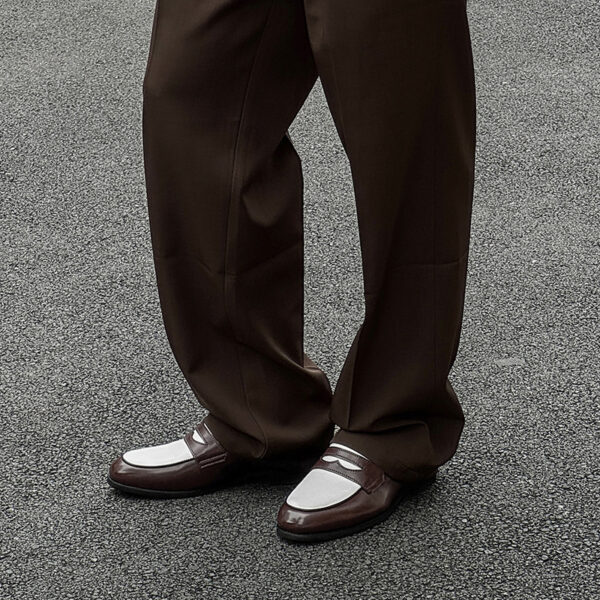 New Stylish All-match Mens Slip-on Casual Leather Shoes - Image 3