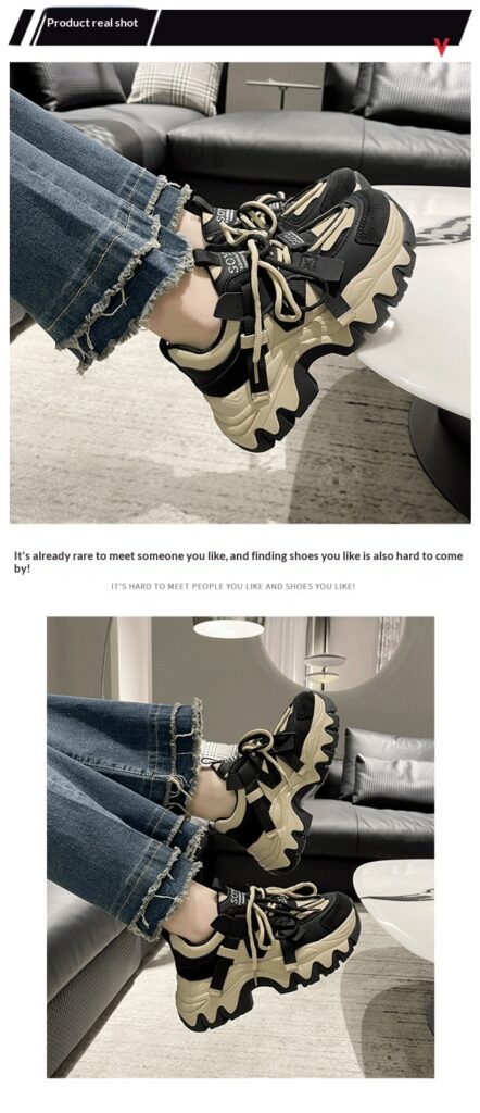 Women's Fashionable All-match Chunky-soled Sneakers