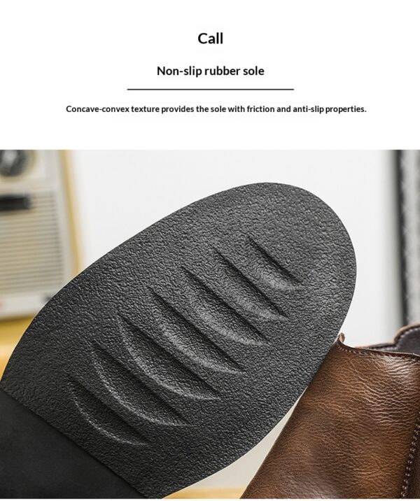 Slip-on Business High-top Casual Ankle Boots - Image 8